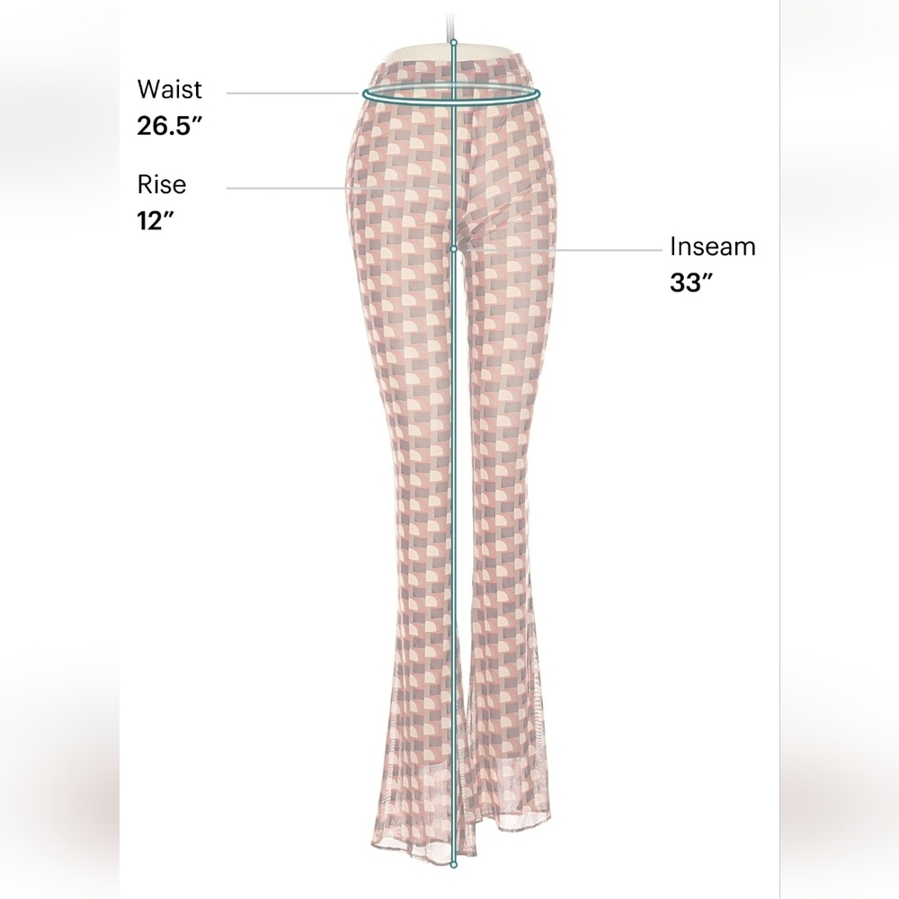 Zara Brown and Cream Checkered Women's Jumpsuit - Picture 10 of 10
